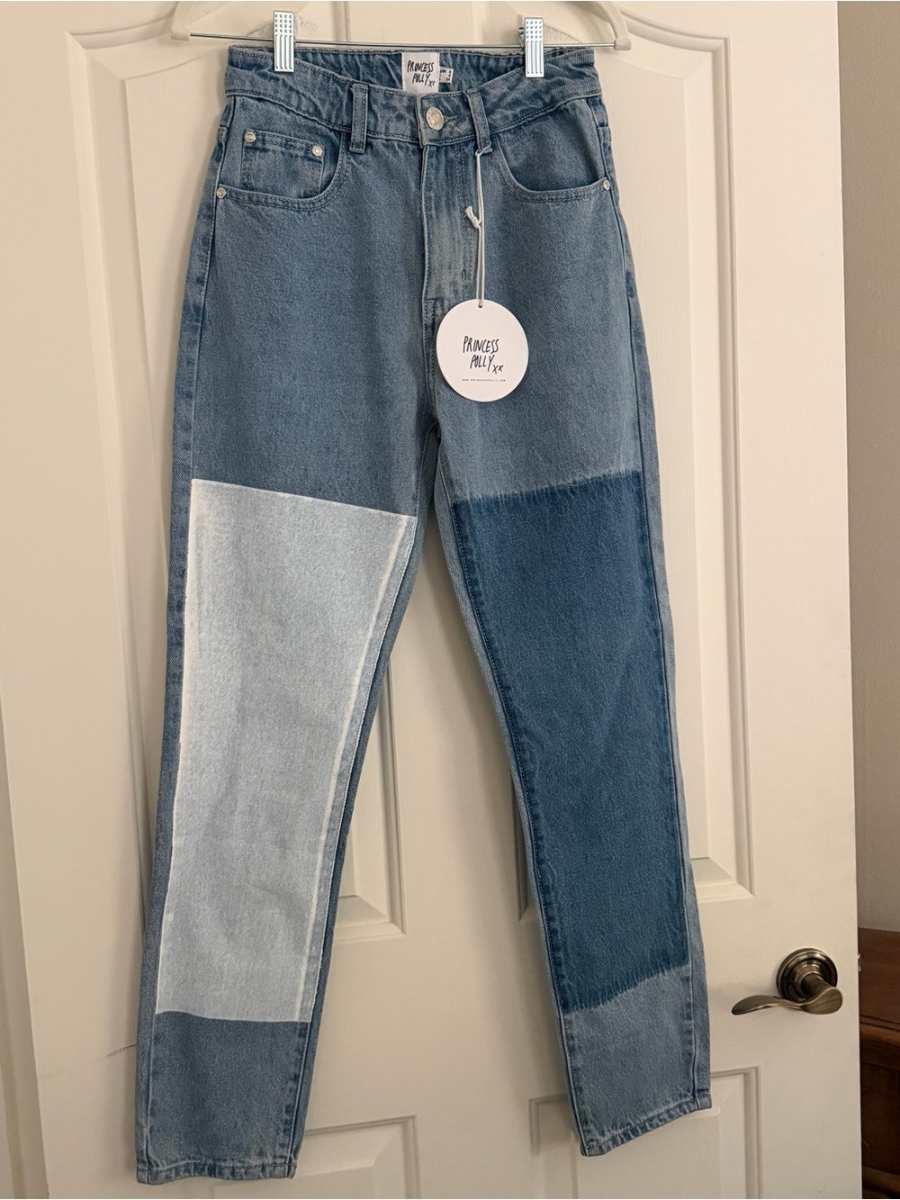 Princess Polly Celfield Denim Jeans Size 2 Light Wash